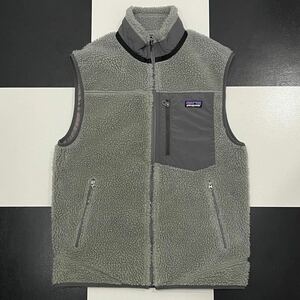 【529】 美品 パタゴニア 2013 年 限定 クラシック レトロX フリース ベスト S グレー patagonia gray vest classic retro fleece