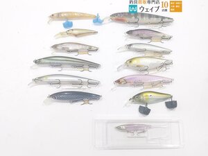 レイドジャパン レベルミノー メガバス フラップスラップ 3/8oz メガバス FX9 等 計13点 中古 ルアー