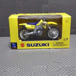 NewRay「1/18 SUZUKI RM-Z450」 2007 スズキ モトクロス オフロードバイク ミニカー