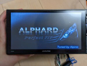 トヨタ純正 ALPINE アルパイン 700W SDナビ フルセグ/CD/DVD/Bluetooth 地図データ 2014年度版