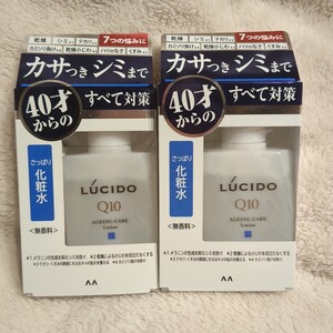 MANDOM マンダム ルシード 薬用トータルケア さっぱり化粧水 無香料 110ml×2 コエンザイムQ10　未使用　メンズ