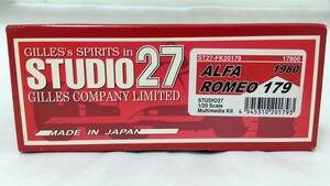 STUDIO27　1/20 ALFAROMEO 179　