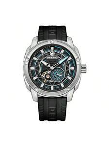 腕時計 メンズ 機械式 メンズウォッチ 自動巻き ラバーベルト 大人気 ファッション プレゼントに最適