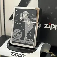 レア未使用ZIPPO/ジッポーWINDYウィンディ2014年1935レプリカ復刻