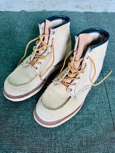 【レッドウイングRED WING 靴 ブーツ 革靴 ホワイトカラー サイズ26.5cm】