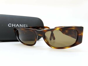 ◆超美品◆CHANEL シャネル◆ココマーク 07796◆べっ甲調◆サングラス◆ブラウン ゴールド金具◆ヴィンテージ◆セルフレーム◆A5433