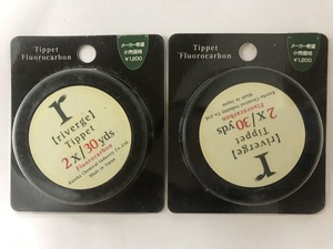 クレハ　リバージ　ティペット　2X　30yds　クリア　2点　送料無料 L219