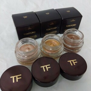 72.トムフォードTomFordクリームカラーフォーアイズ （02 オパール）01 03 箱付きほぼ未使用まとめ売り3点 アイシャドウ コスメ