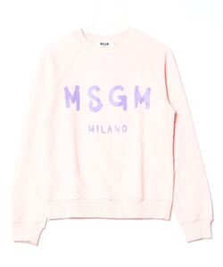 「MSGM」 スウェットカットソー X-SMALL ピンク レディース