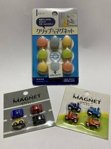 【新品】マグネット　セット　クリップ　クルマ　バイク