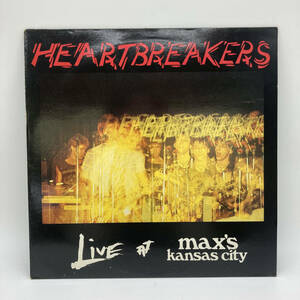 JOHNNY THUNDERS & THE HEARTBREAKERS live at MAX’S kansas city BEGA9 K50630 ジョニーサンダース ハートブレイカーズ レコード LP