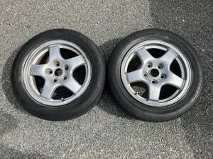 ーC4043-　R32 HCR32 スカイライン 純正 2本セット 205/55R16