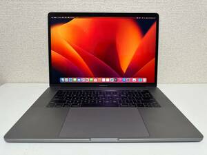 0616-96.1１円スタート ハイスペックMacBook Pro 2017 15-inch A1707 CPU-i7 2.8GHz USキーボード スペースグレイ