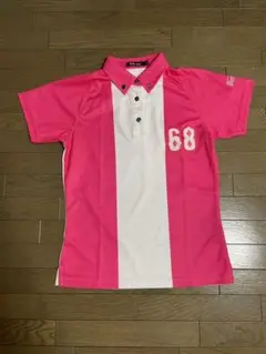未使用品★バーディーハント　レディース半袖ポロシャツ　Sサイズ　ピンク　スカル