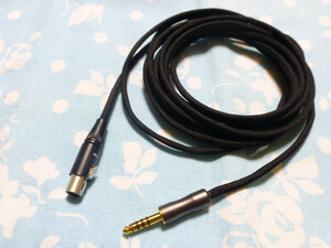 SENNHEISER HD490PRO DT 177X GO pioneer HDJ-X10 miniXLR 4ピン - 4.4mm5極 MOGAMI 2944 200cm 長め ( XLR 4ピン 6.3mm 可能 トープラ販売