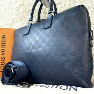 1円 ■極美品■ LOUIS VUITTON ルイヴィトン メンズ ダミエアンフィニ PDJ ポルトドキュマンジュール 2way ビジネスバッグ ショルダー 鞄