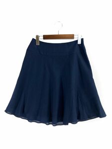 INDIVI インディヴィ スカート size38/青系 ■◇ ☆ ebb3 レディース