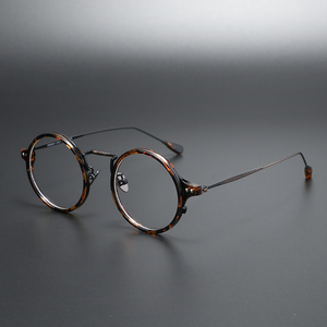 新品高気質円形フレーム眼鏡 メガネフレーム 合金素材 ファッション カラー選択可YJ22