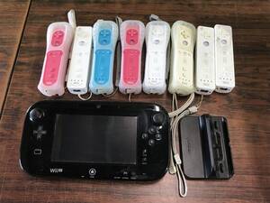 Nintendo Wii WiiU 9controllers tested 任天堂 Wii WiiU コントローラ9台 動作確認済 F301D3