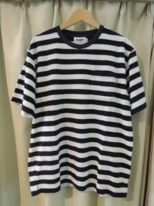 X-LARGE エクストララージ　S/S PILE BORDER POCKET TEE 紺新作