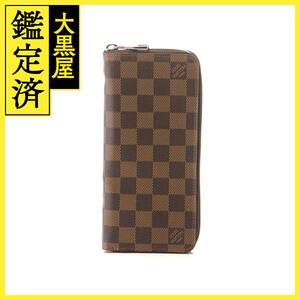 LOUIS VUITTON ルイヴィトン 長財布 ジッピーウォレット・ヴェルティカル ダミエ N61207【473】