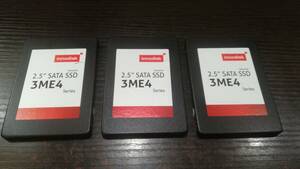 【動作品/3個セット】Innodisk 2.5 SATA SSD 3ME4 SSD[128GB SATA]2.5インチ