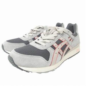 未使用品 アシックス asics タグ付き GT-II スニーカー スウェード切替 シューズ 1201A 468 グレー 28cm 0507 メンズ