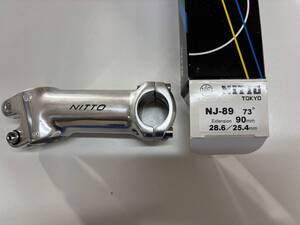 ガールズケイリン専用 NJS認定【NITTO NJ-89】軽合Aヘッドステム 90mm