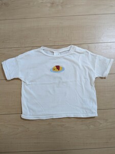 男の子80cm　オムライスビッグTシャツ　オーバーシャツ