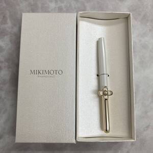 #M15796 MIKIMOTO ミキモト フラワーパールつき リップブラシ パールホワイト×ゴールド 