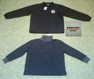 ■タグ付新品:POSH BOY SPORTコートとプルオーバー M～L位 　　　DmA35