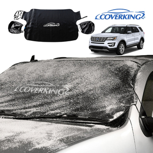 COVERKING 正規品 専用設計 フロントガラスカバー ミラーカバー付 雪 霜 凍結 花粉 黄砂 フォード 15-19y エクスプローラー カバーキング