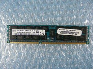 1LEE // 16GB DDR3-1600 PC3-12800R Registered RDIMM 2Rx4 HMT42GR7MFR4C-PB SKhynix // Supermicro CSE-216 取外