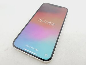 【中古品】au by KDDI エーユー スマートフォン Apple iPhone12 128GB MGHV3J/A ホワイト 判定○ ※SIMロック解除済み 11743865 1222