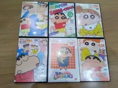 本②クレヨンしんちゃん 名作選、傑作エピソードなどDVD 6セット