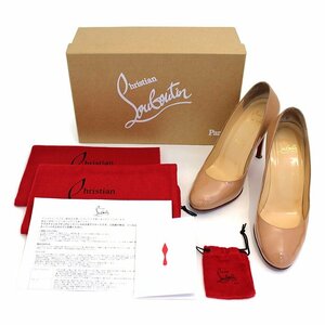 【シューズ】クリスチャンルブタン(Christian Louboutin) SIMPLE PUMP 100 PATENT CALF パンプス 3080377 #36.5(23.5cm) エナメル ベージュ