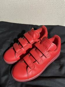 美品 アディダス オリジナルス スタンスミス コンフォート レッド RED 赤 S80043 adidas originals STAN SMITH CF ベルクロ マジックテープ