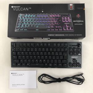 ゲーミングキーボードROCCAT ロキャット ROC-12-285 VULCAN II Mini ゲーム メカニカル キーボード 英語配列 スタンド付 現状渡し