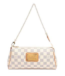 ルイヴィトン ショルダーバッグ ゴールド金具 エヴァ N55214 ダミエ アズール レディース LOUIS VUITTON