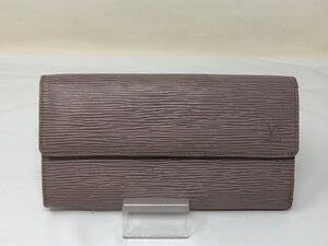 ◆LOUISVUITTON　ルイヴィトン　長財布　ポルトトレゾール・インターナショナル　M6338B　エピライン　中古◆15213★