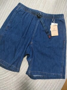 新品 定価9900 GRAMICCI グラミチ G- SHORTS インディゴ デニム L 国内正規品 ショートパンツ ハーフパンツ メンズ ブルー MID INDIGO