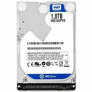 【中古】WD 2016 ブルー 1TB 2.5インチ ノートパソコン内蔵 SATA 6Gb/s ハードドライブ 高さ9.5mm 5400RPM モデ