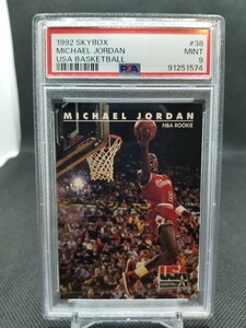 【PSA9】1992 Skybox Michael Jordan USA Basketball #38 マイケル・ジョーダン