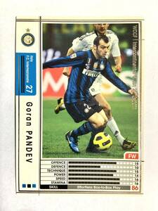 WCCF 2010-2011 ゴラン・パンデフ EXTRA エクストラカード Panini 10-11 インテル