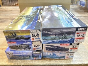 フジミ 1/700 日本海軍重巡洋艦 伊吹 特別仕様 エッチングパーツ付き 433509 など まとめて [28-1689]