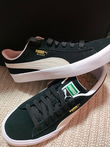 新品 PUMA SUEDE Valc スエード バルク ブラック 黒 28cm 天然皮革 レザー レトロ プーマ スニーカー メンズ