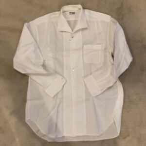 コムサデモードメン COMME CA DU MODE MEN オープンカラーシャツ SHIRT WHITE 長袖シャツ