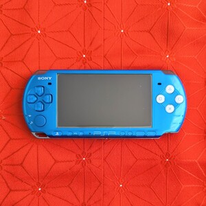 【動作確認済☆】PSP プレイステーション ポータブル PSP-3000 ブルー 本体のみ PlayStation Portable