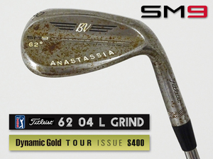 【良～美品】PGAツアー支給品 Titleist VOKEY SM9 RAW ウェッジ 60→62度 xx28T ツアーシリアル刻印 DG TOUR ISSUE S400 プロト 本物保証