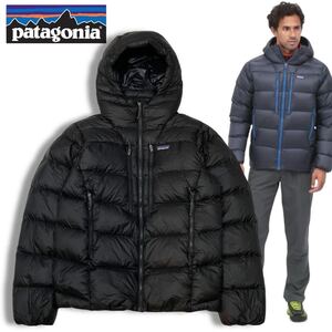 37 国内正規品 Patagonia パタゴニア 20AW STY85500FA20 Fitz Roy Down Hoody フィッツロイ ダウンジャケット S ブラック メンズ